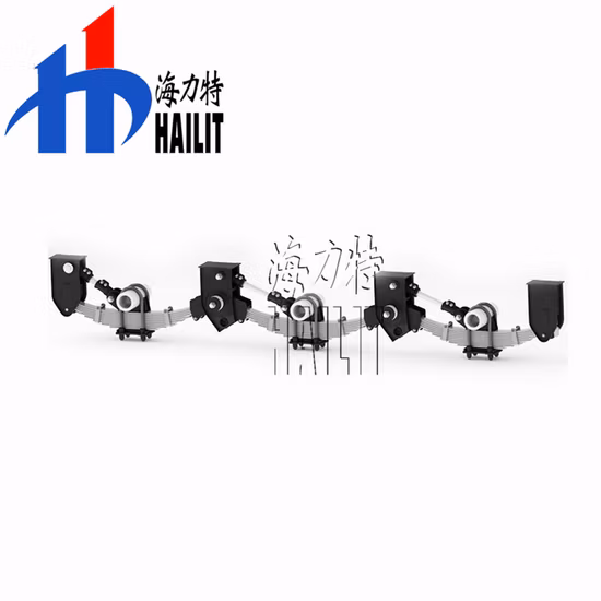 Hlt Super vente semi-remorque suspension en porte-à-faux à trois essieux