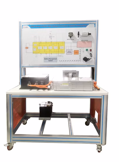 Plate-forme de test de module de batterie de puissance (cellule électrique cylindrique), équipement éducatif automobile